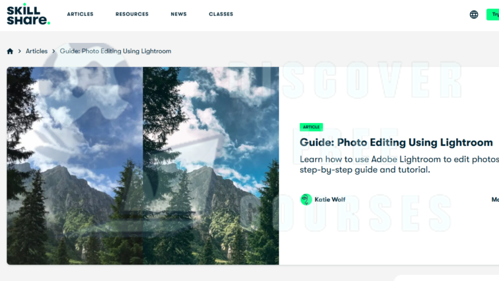 Photo Editing Courses