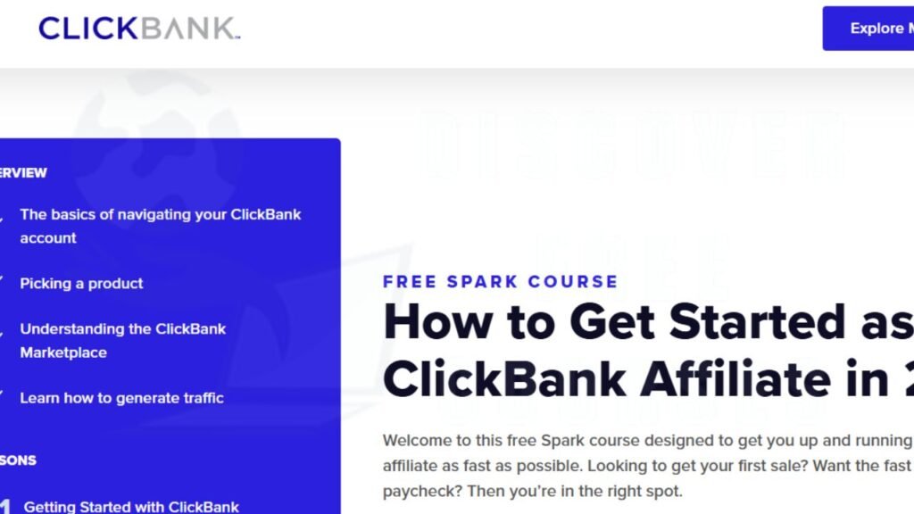 Free ClickBank Affiliate Marketing Courses