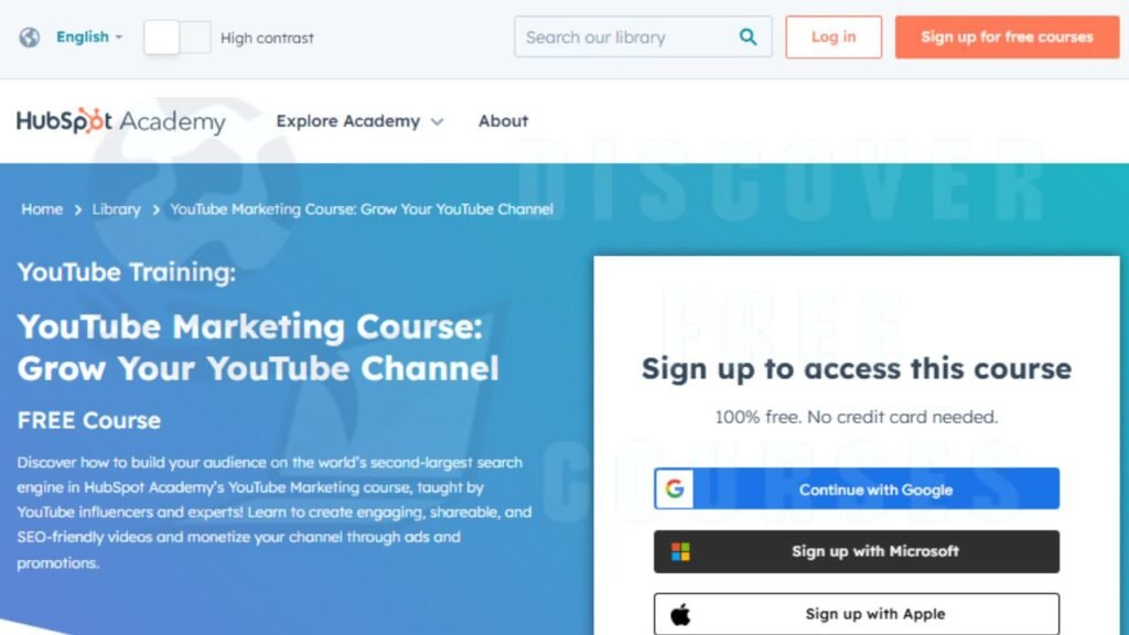 Free Youtube Marketing Courses