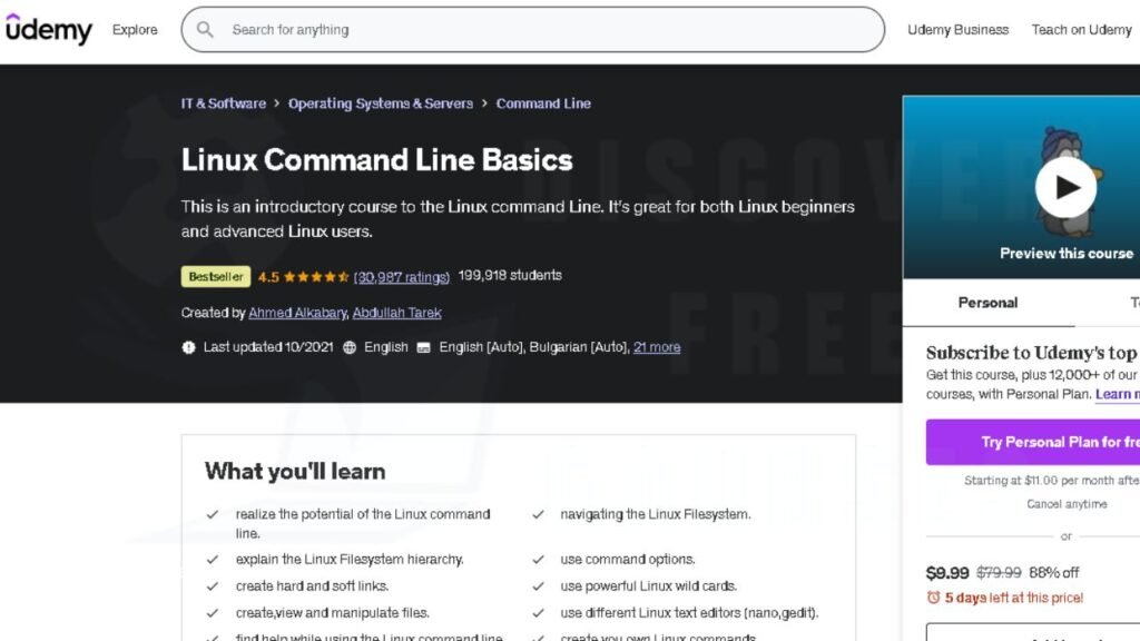 free linux courses