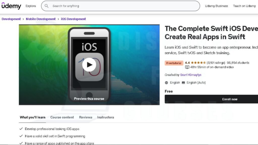 Free Swift Courses